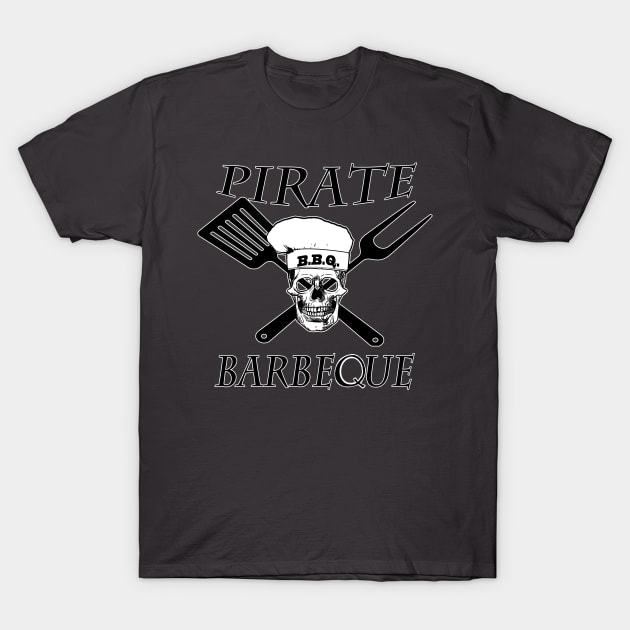 pirate Barbeque T-Shirt by Hook Ink